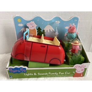 Peppa Pig Lights & Sounds Family Fun Car Set Toy